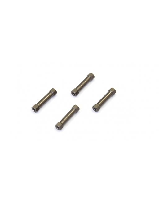 IFW402 Aluminum Wing Stay Collar (Gunmetal/4pcs IFW402B  - KYOSHO RC